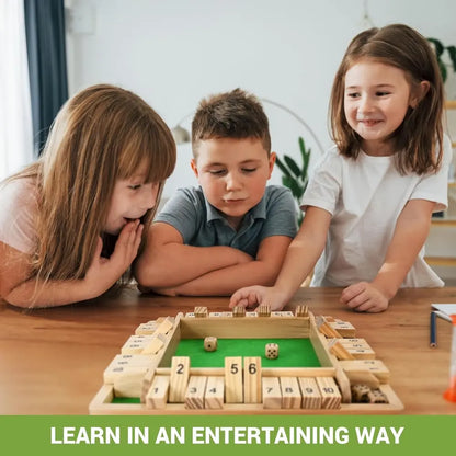 FUNNY FAMILY GAMES-Shut The Box Board Game🎲 Zorenza