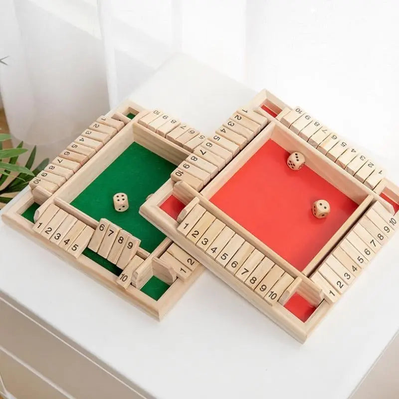 FUNNY FAMILY GAMES-Shut The Box Board Game🎲 Zorenza