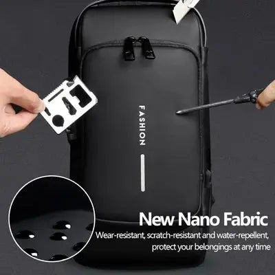 Sicherheits-Rucksack – Schnittfest & mit USB-Ladeanschluss Mivoza Deutschland