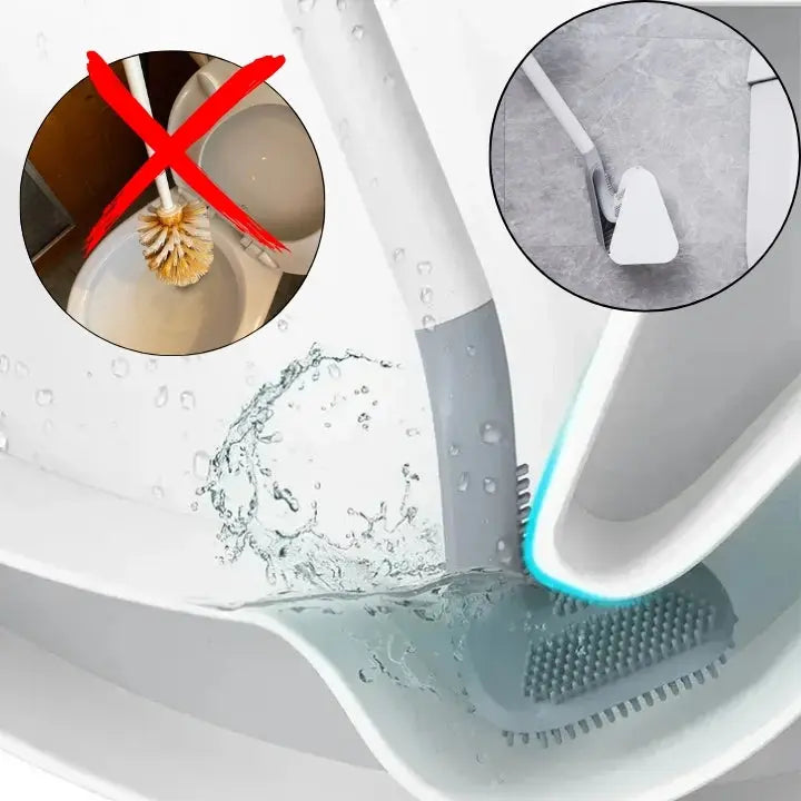 Silikon-Toilettenbürste mit Wandhalterung Mivoza Deutschland