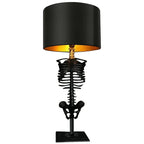 Gothic Skelett Tischlampe