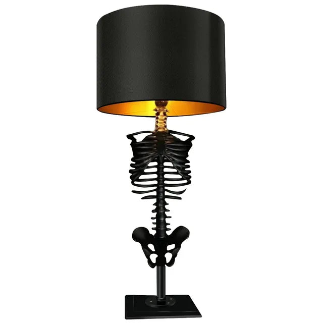 Gothic Skelett Tischlampe