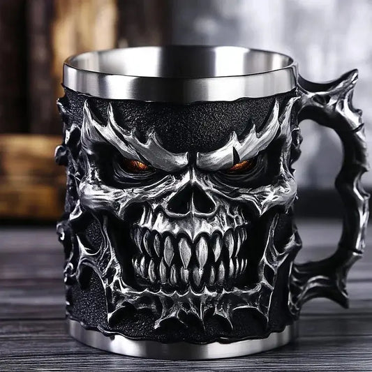 Skull-Tasse „Darkness“ – Legendärer Stil für heiße Getränke Mivoza Deutschland