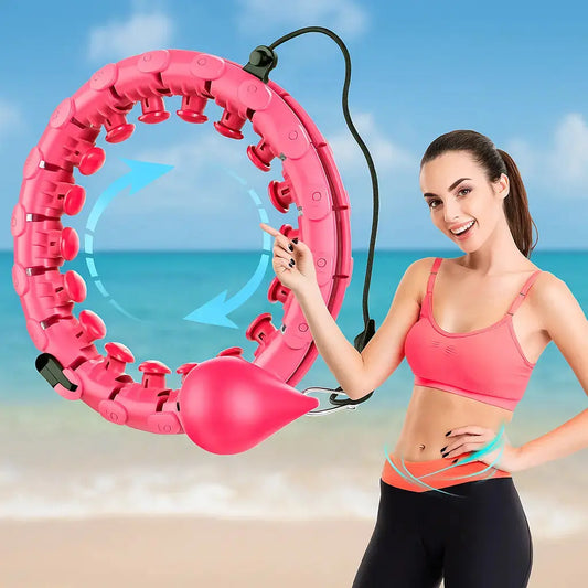 Smart Hula Hoop mit Gewicht – Verstellbar & mit sanftem Massageeffekt Mivoza Deutschland