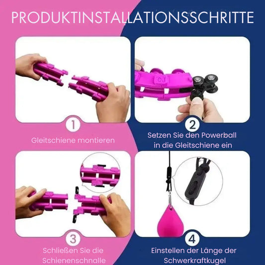 Smart Hula Hoop mit Gewicht – Verstellbar & mit sanftem Massageeffekt Mivoza Deutschland