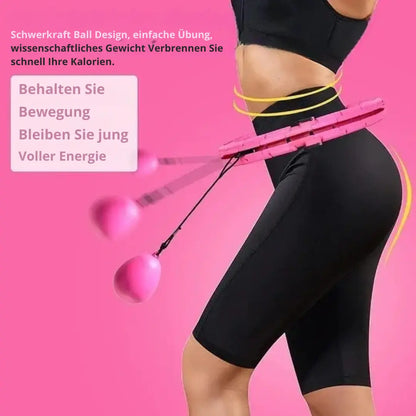 Smart Hula Hoop mit Gewicht – Verstellbar & mit sanftem Massageeffekt Mivoza Deutschland