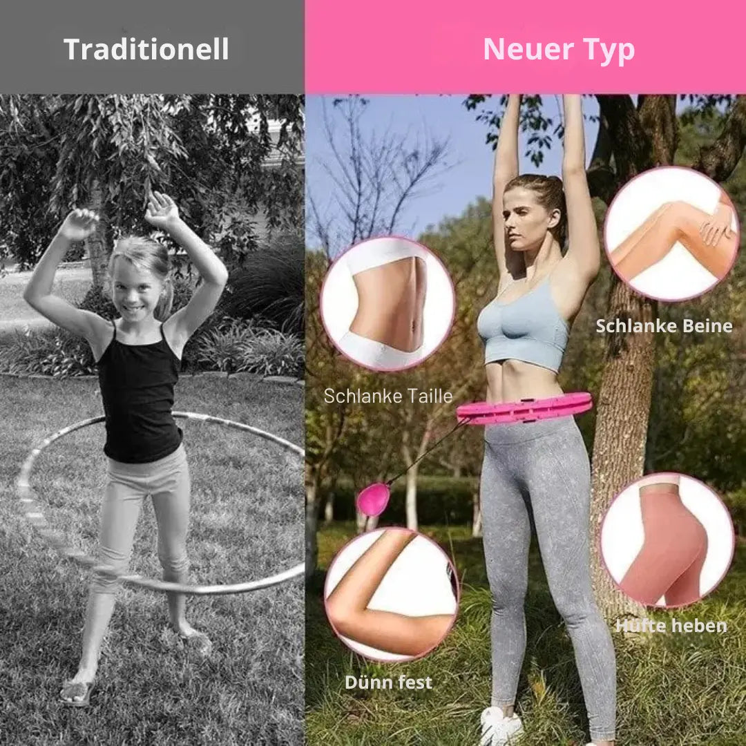 Smart Hula Hoop mit Gewicht – Verstellbar & mit sanftem Massageeffekt Mivoza Deutschland