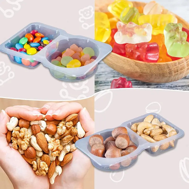 Snackbehälter mit doppeltem Fach – Auslaufsicherer Frischebehälter Mivoza Deutschland