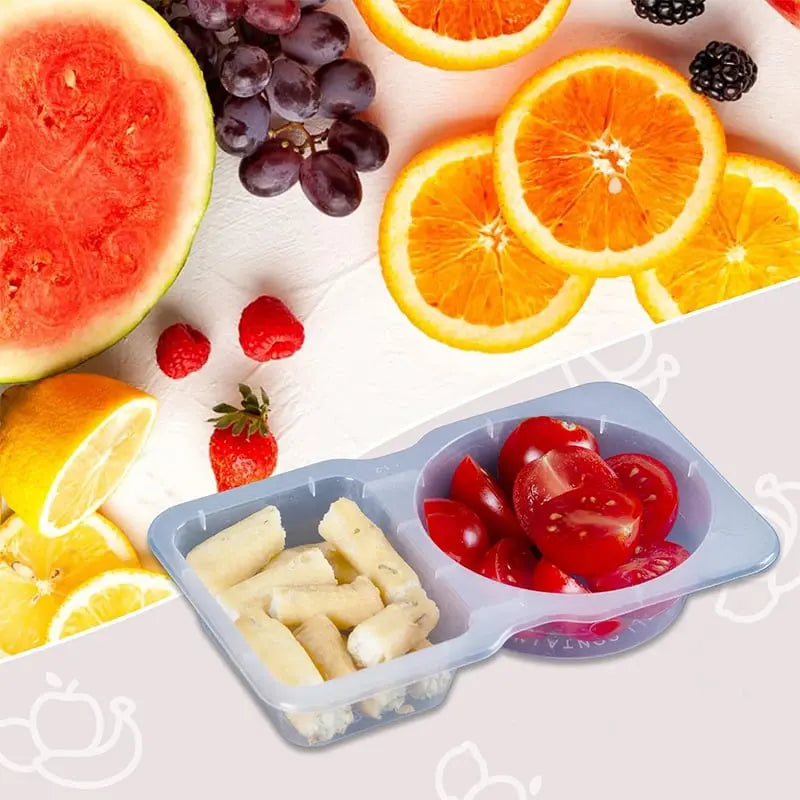 Snackbehälter mit doppeltem Fach – Auslaufsicherer Frischebehälter Mivoza Deutschland