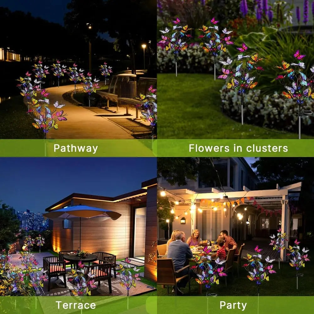 Solar-Gartenleuchte Schmetterling – Wetterfest & stimmungsvoll beleuchtet Mivoza Deutschland