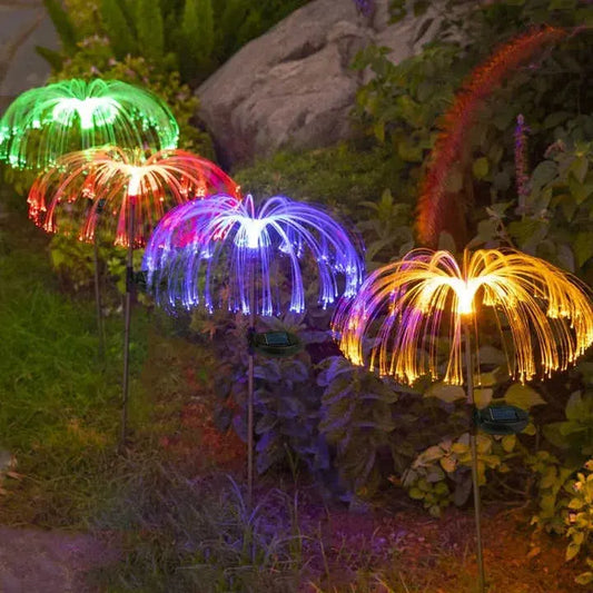 Solar-Gartenlicht Qualle – Hypnotischer Farbwechsel bei Nacht Mivoza Deutschland