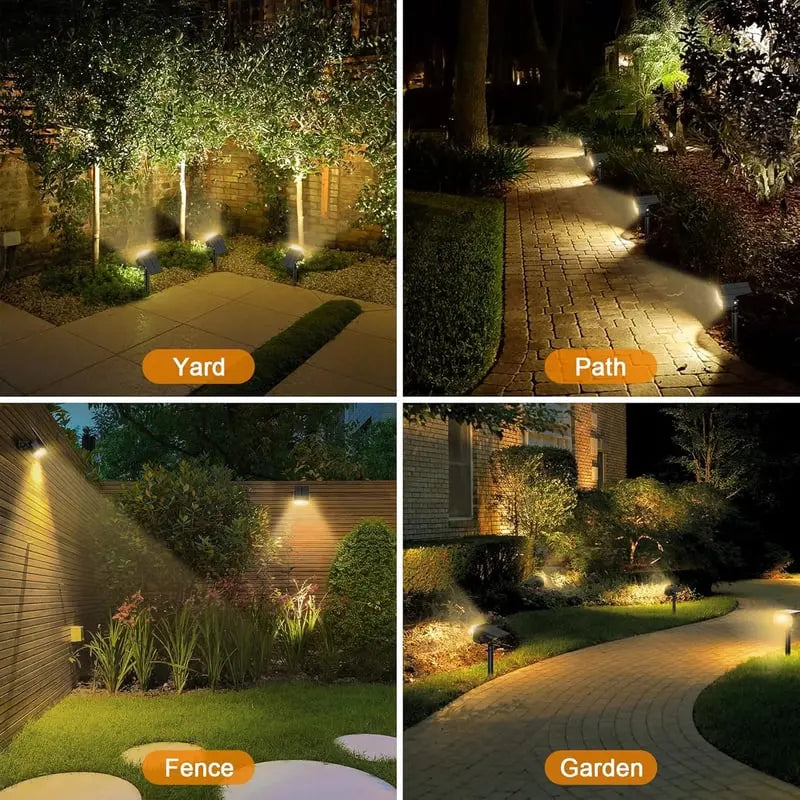 Solar-LED-Strahler für den Außenbereich – Wetterfeste Gartenbeleuchtung mit 3 Helligkeitsstufen Mivoza Deutschland