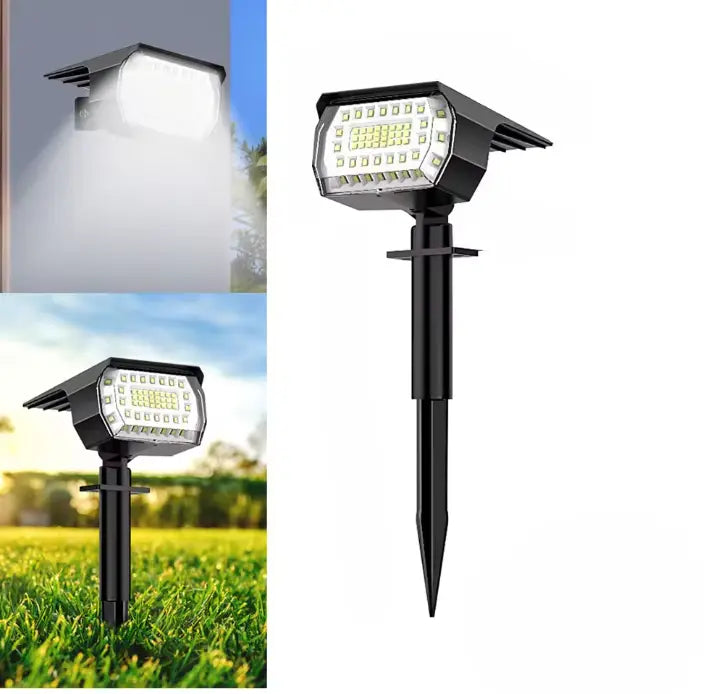 Solar-LED-Strahler für den Außenbereich – Wetterfeste Gartenbeleuchtung mit 3 Helligkeitsstufen Mivoza Deutschland