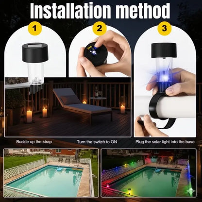 Solar Poolleuchten – stilvolle Beleuchtung für Garten & Terrasse ohne Kabel Mivoza Deutschland