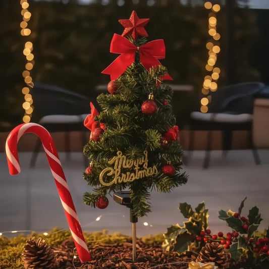 Solar-Weihnachtsbäume – Dekorative Wegbeleuchtung im Garten Mivoza Deutschland