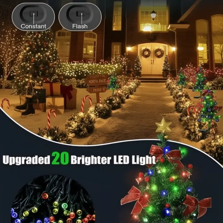 Solar-Weihnachtsbäume – Dekorative Wegbeleuchtung im Garten Mivoza Deutschland