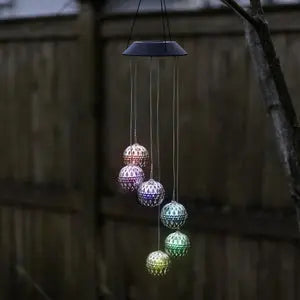 Solarbetriebene LED-Windspiel Mivoza Deutschland