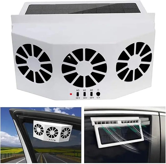 Solarbetriebener Auto-Ventilator – Kabellos & Kompakt Mivoza Deutschland
