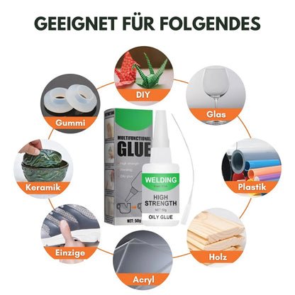 1+1 Gratis | Dauerhafter hochfester Superkleber für Metall und Kunststoff