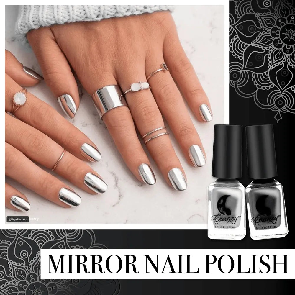 Spiegel-Nagellack – Sofort metallisch glänzende Nägel Mivoza Deutschland