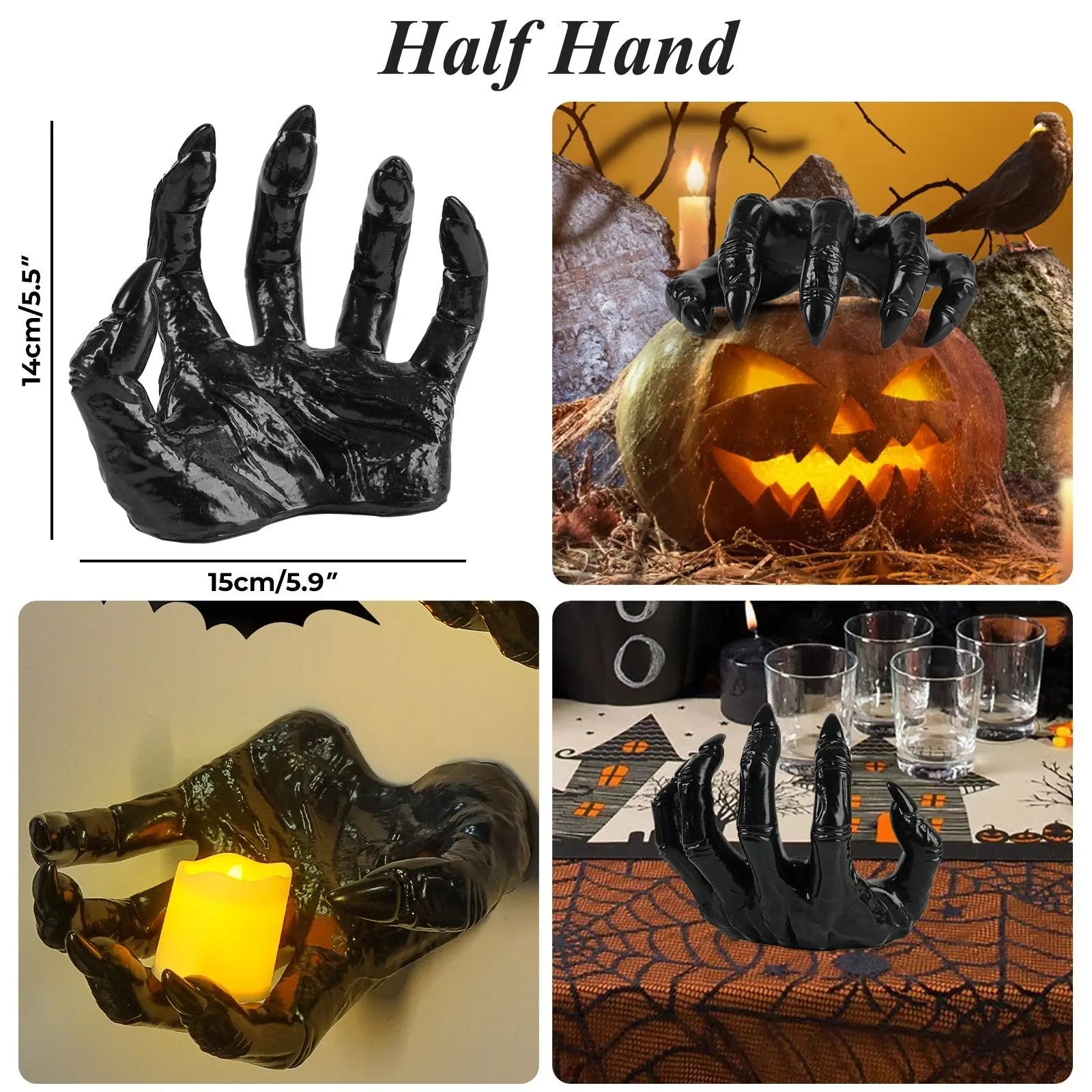 Spuk-Hände Wanddekoration — Lässt Halloween Gäste erschaudern Mivoza Deutschland