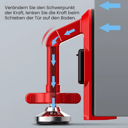 Tragbarer Alarmtürstopper mit Saugnapfverriegelung