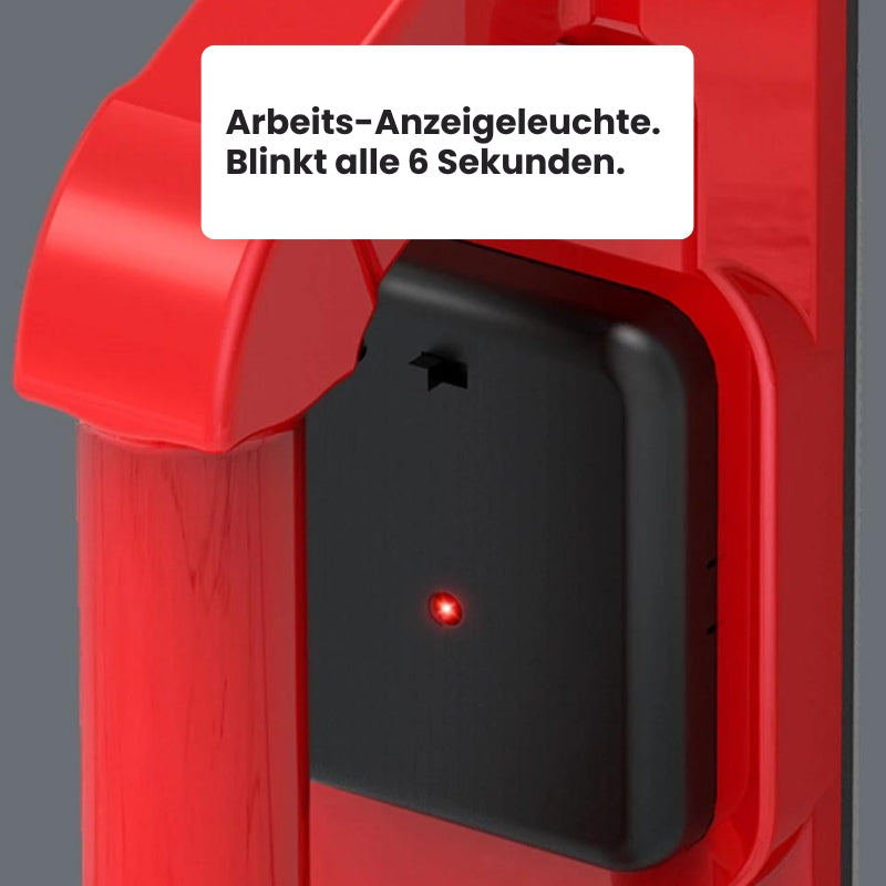 Tragbarer Alarmtürstopper mit Saugnapfverriegelung