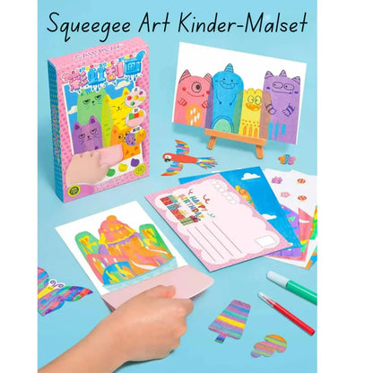 Squeegee Art Kinder-Malset - Malen, kratzen und staunen! Mivoza Deutschland