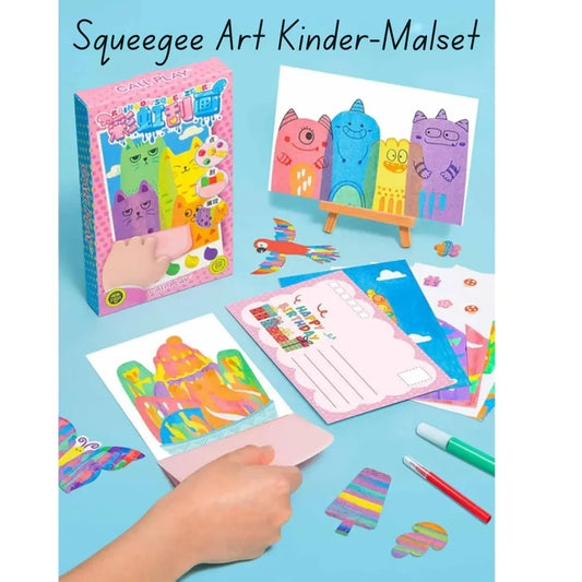 Squeegee Art Kinder-Malset - Malen, kratzen und staunen! Mivoza Deutschland