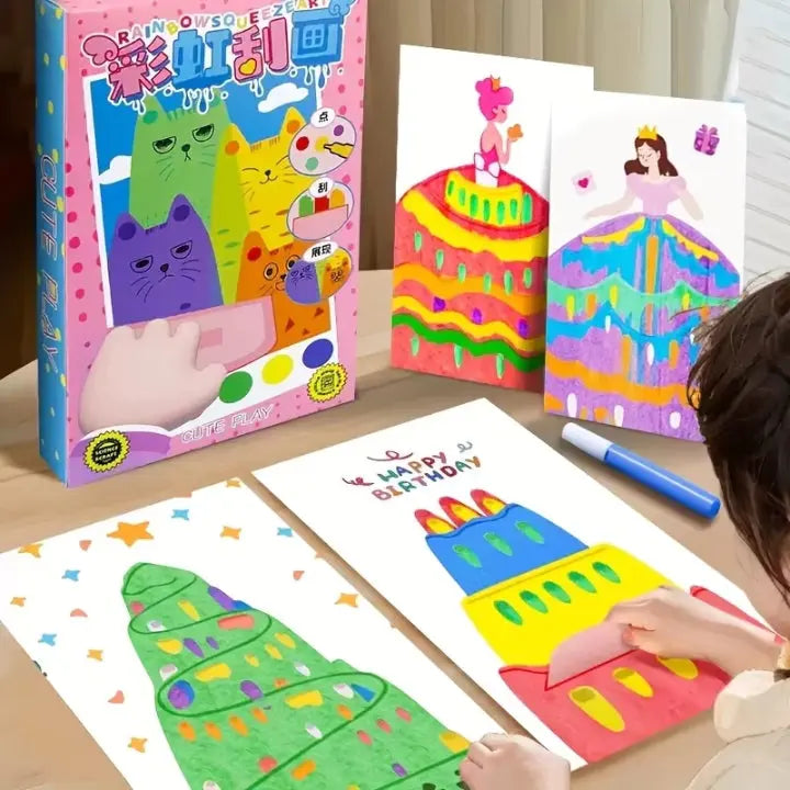 Squeegee Art Malset Mivoza Deutschland