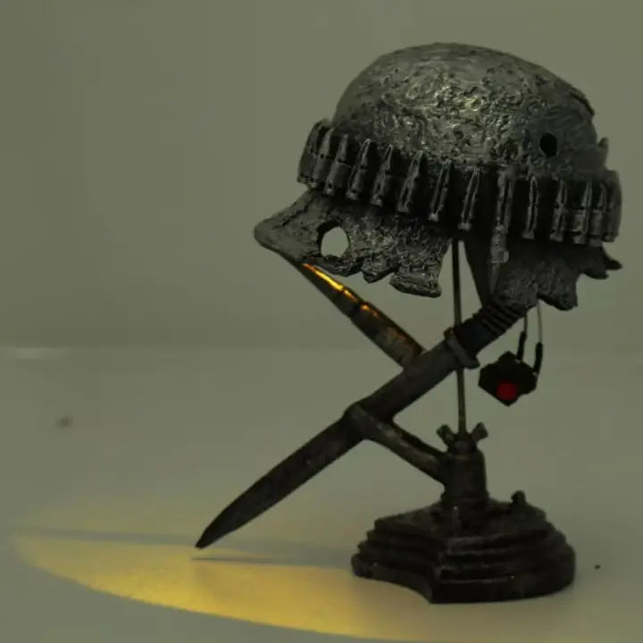 Stahlhelm-Tischlampe – Einzigartige historische Dekoration Mivoza Deutschland
