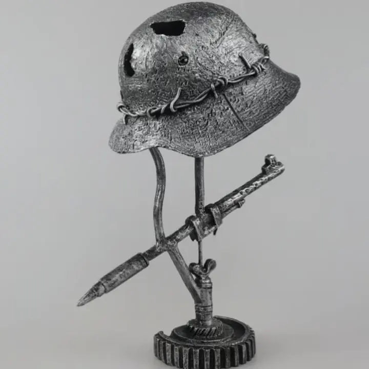 Stahlhelm-Tischlampe – Einzigartige historische Dekoration Mivoza Deutschland