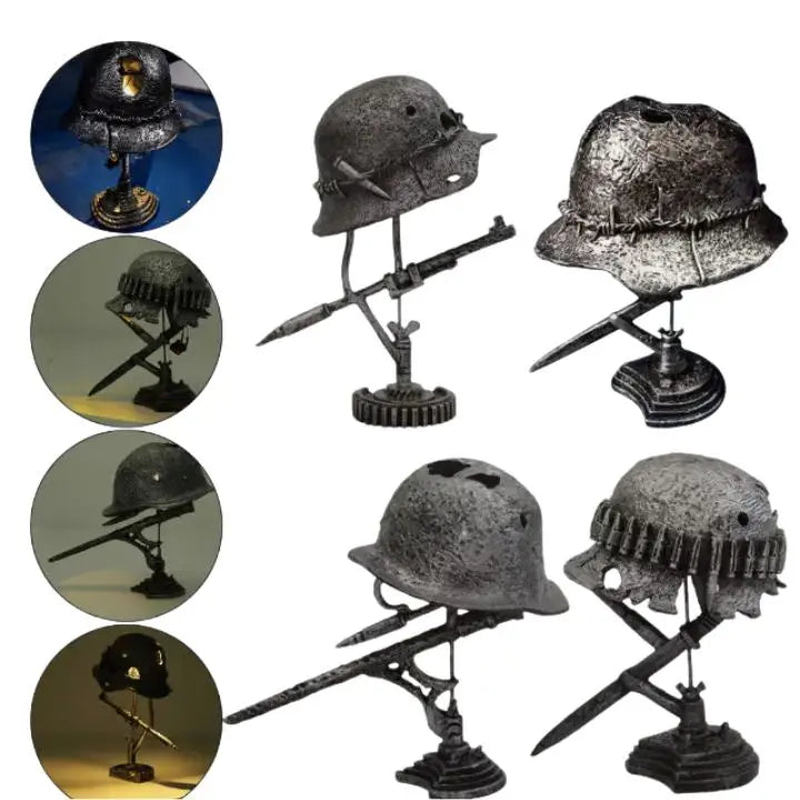 Stahlhelm-Tischlampe – Einzigartige historische Dekoration Mivoza Deutschland