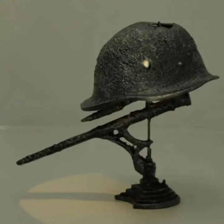 Stahlhelm-Tischlampe – Einzigartige historische Dekoration Mivoza Deutschland