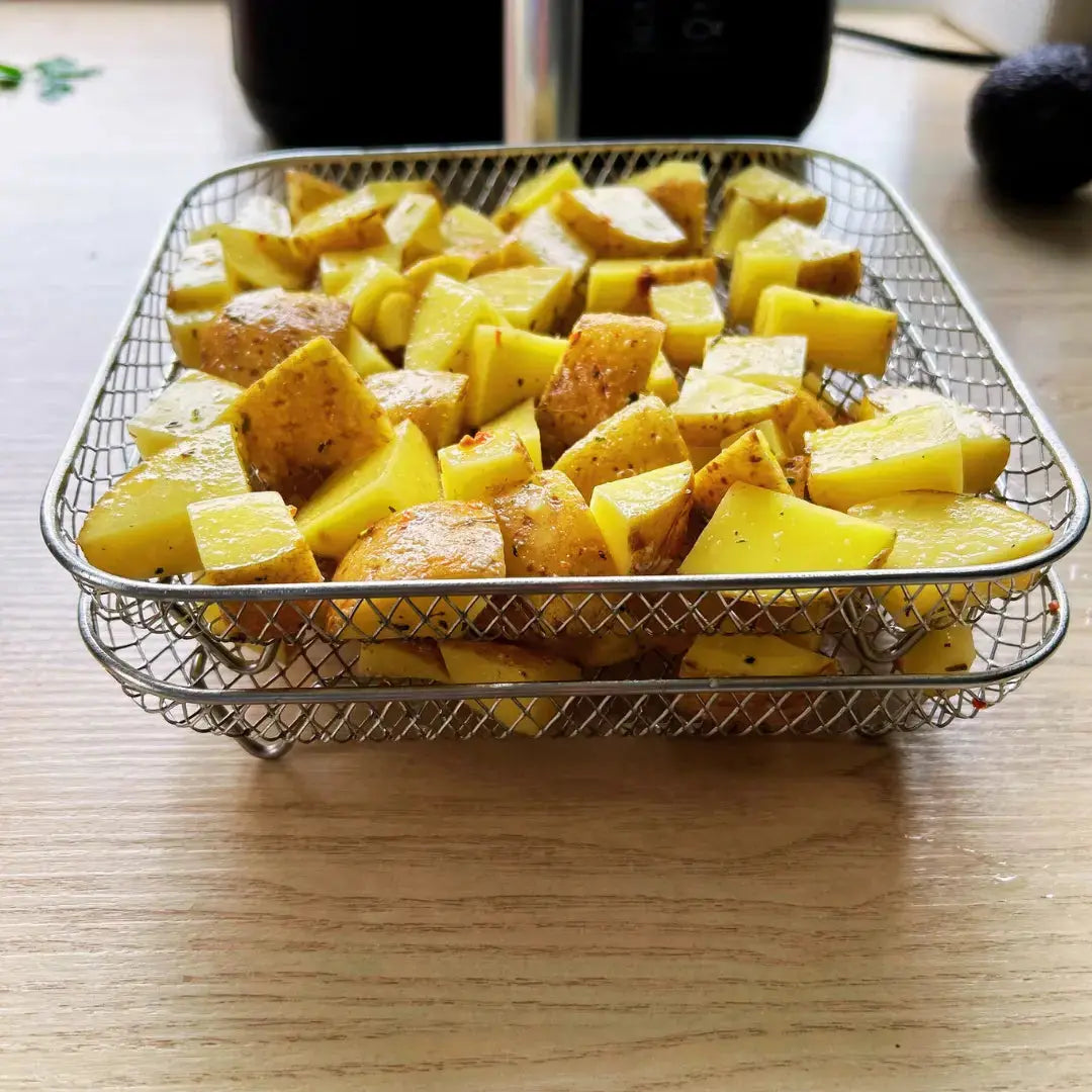 Stapelbare Körbe für Heißluftfritteusen – Mehr Platz, Perfekte Garergebnisse Mivoza Deutschland