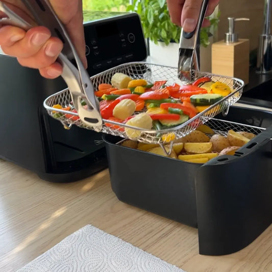Stapelbare Körbe für Heißluftfritteusen – Mehr Platz, Perfekte Garergebnisse Mivoza Deutschland