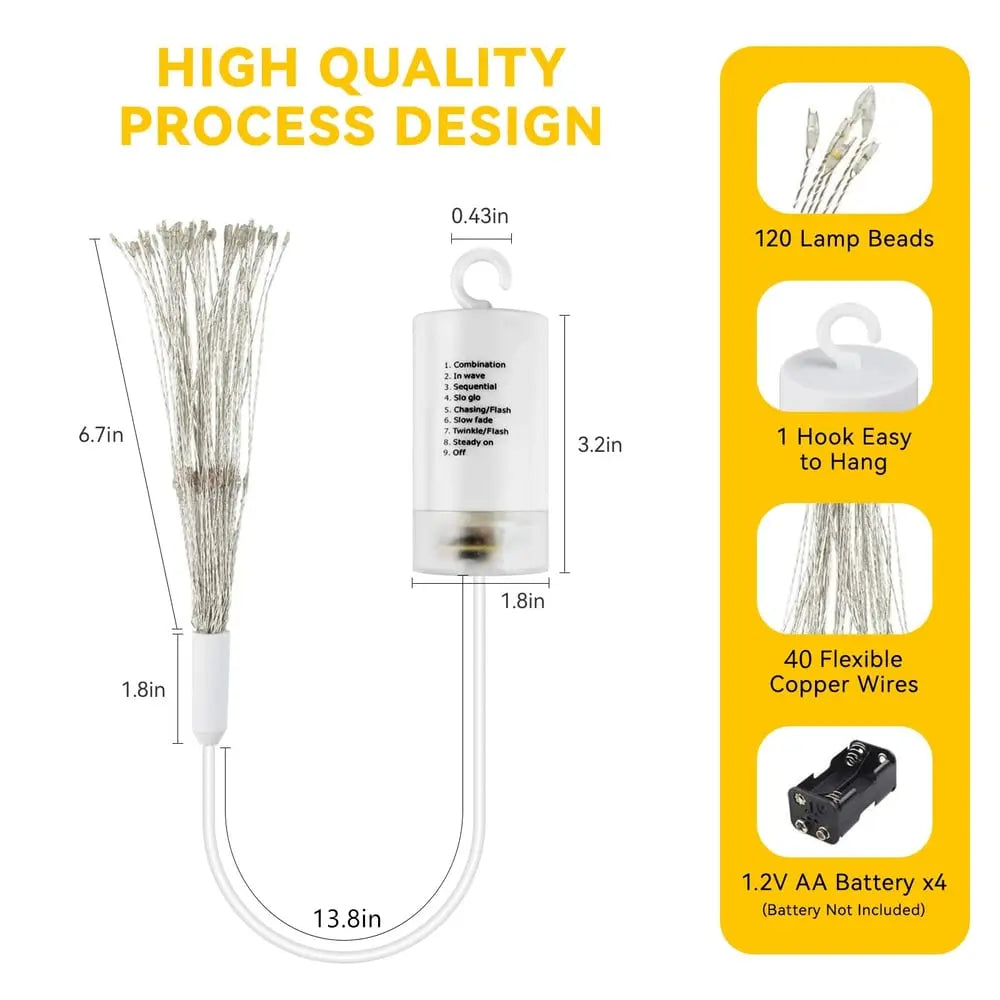 Starburst Lichterkette 3er Set — Macht dein Zuhause zu einem funkelnden Lichtspiel Mivoza Deutschland