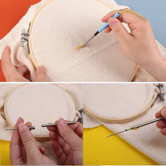 Stick-Punch Nadel Set – Komplettset für kreative Stickprojekte Mivoza Deutschland