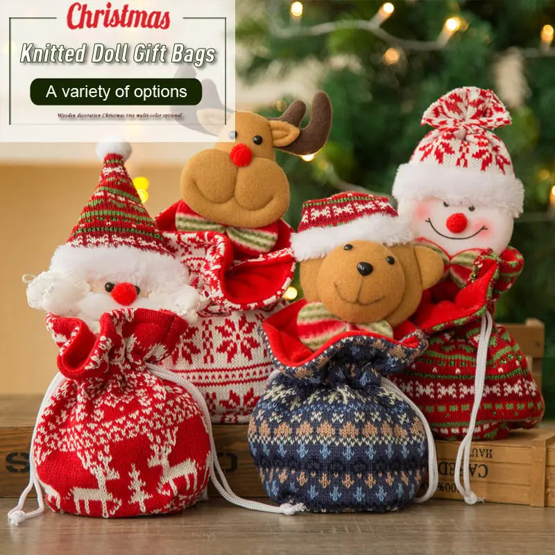 Strickpuppen Weihnachtsbeutel — Süße & besondere Geschenkidee Mivoza Deutschland