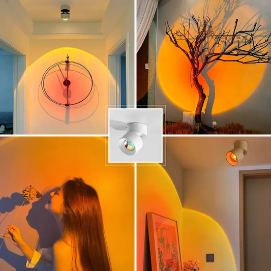Sunset Spotlight – Dimmbare LED-Stimmungslampe für gemütliche Abende Mivoza Deutschland