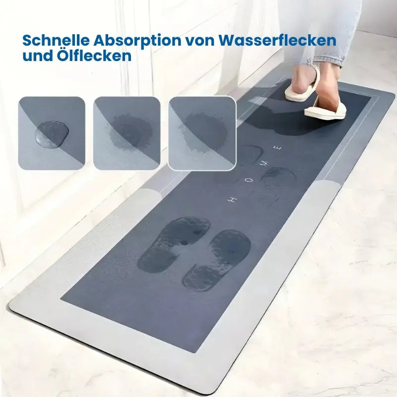Super saugfähige, rutschfeste Bodenmatte Mivoza Deutschland
