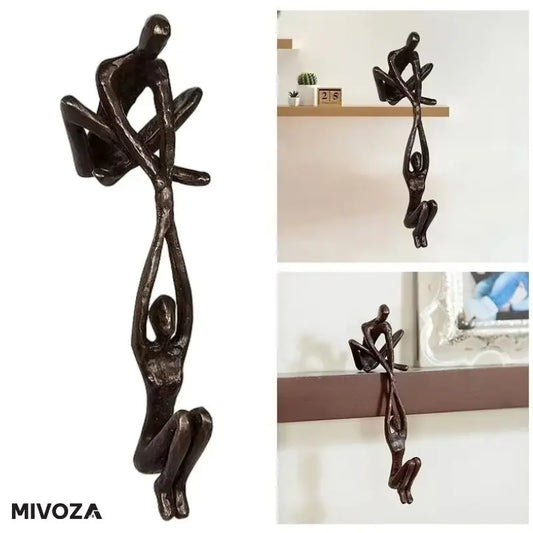 Tanzendes Paar Statue aus Harz für elegante Heimdekoration Mivoza Deutschland