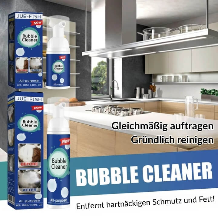 Bubble Cleaner – Hartnäckiger Schmutz & Fett löst sich in SEKUNDEN – Ohne Schrubben!