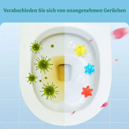 Toiletten Gel-Stempel Set – 12 Stück Mivoza Deutschland