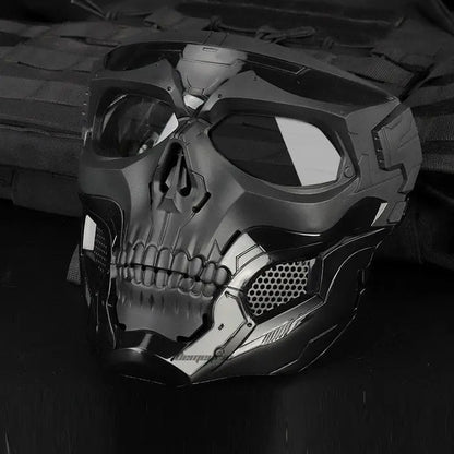 Totenkopf-Gesichtsmaske – Atmungsaktive Schutzausrüstung für Airsoft und Paintball Mivoza Deutschland