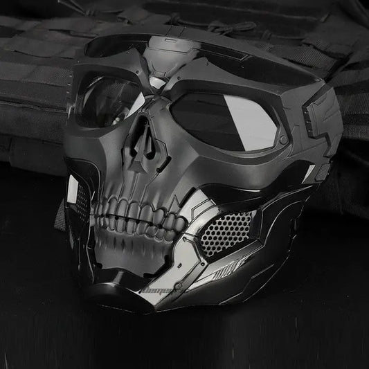 Totenkopf-Gesichtsmaske – Atmungsaktive Schutzausrüstung für Airsoft und Paintball Mivoza Deutschland