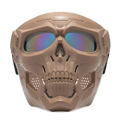 Totenkopf-Gesichtsmaske – Atmungsaktive Schutzausrüstung für Airsoft und Paintball Mivoza Deutschland
