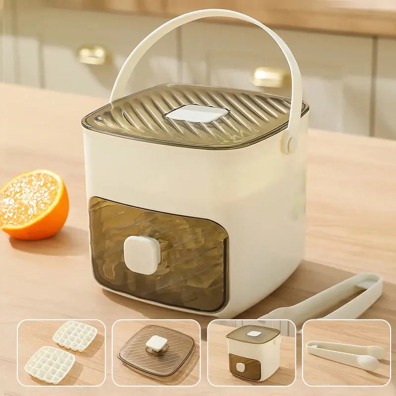 Tragbarer Eiswürfelbehälter mit Druckfunktion Mivoza Deutschland