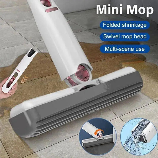 Tragbarer Mini-Mopp  – Ideal für Auto, Wohnmobil, Büro & Zuhause Mivoza Deutschland