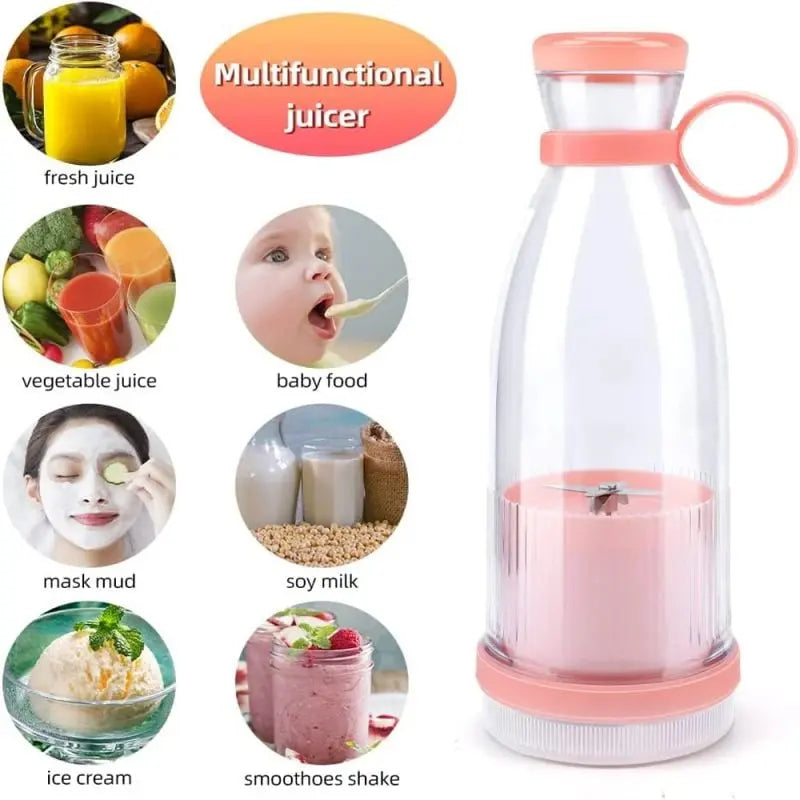 Tragbarer Mixer für frische Säfte, Smoothies und Proteinshakes Mivoza Deutschland